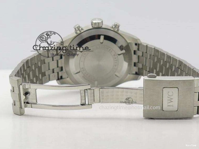 MIROTIME 0122 Minimalist Pilot Chrono 3777 43mm ZF 1:1 Best Edition Black Dial On SS Bracelet A 7364